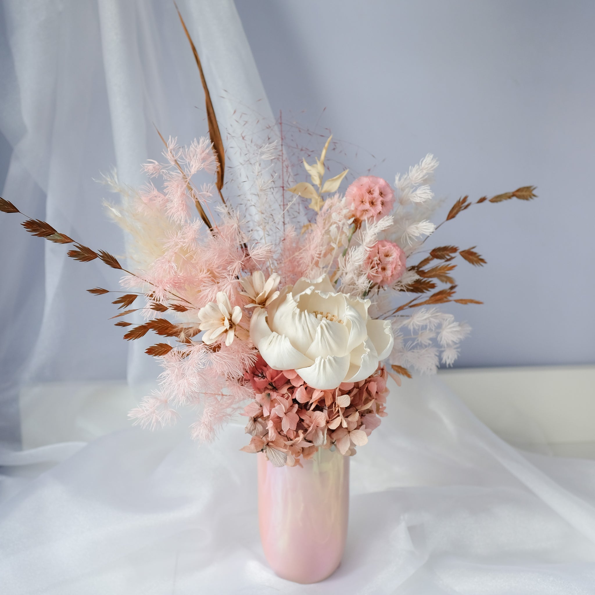 Pink Winter Wonder Vase Arrangement